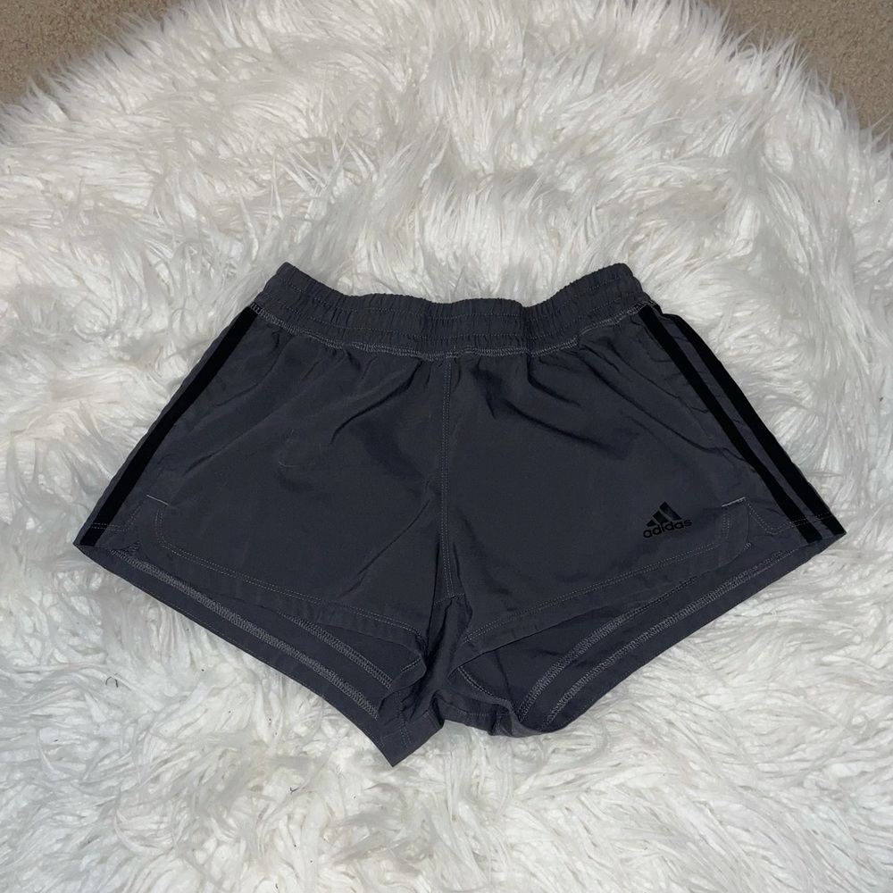 Adidas Pacer Shorts grey and black
